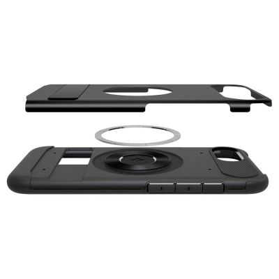 7. Spigen Slim Armor MagSafe Case for iPhone 16e / 17e - Black