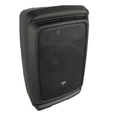 11. V-TONE OrionX 14 ACCU - Active speaker, black, rechargeable, Bluetooth, TWS, USB, AUX, FM, DSP, extendable handle, transport wheels, 135W RMS