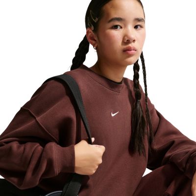 5. Nike Sportswear Studio Kids’ Sweatshirt, Brown, IM4947 658