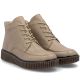 4. Women's beige leather wedge ankle boots Rieker Y4304-20