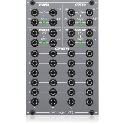 2. Behringer 173 Quad Gate/Multiple Modular Synthesizer Module