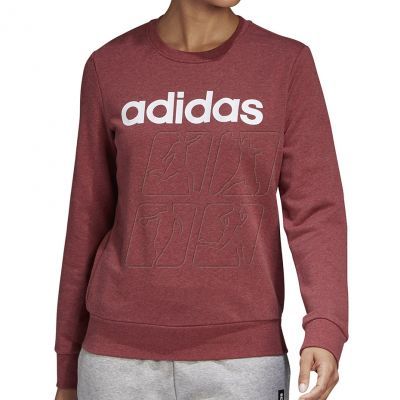 3. Adidas Essentials Linear Crewneck Sweatshirt W GD2956