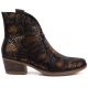 2. Women's cowboy boots snake print black M.Daszyński MR2382