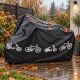 4. Black Cover for Motorcycle, Bicycle and Scooter XQMAX