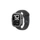 AmazingThing Titan Pro Metal Case for Apple Watch 11 46mm Aluminum - Black