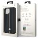 8. Case BMW BMHCP14S22RVSK iPhone 14 6.1" black/black hardcase Leather Stamp Blue Lines