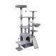 Cat scratching post 75x40x152 cm, gray, REBEL ANIMALS