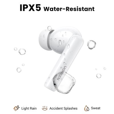 4. Ugreen HiTune T6 wireless headphones with ANC function + USB-A - USB-C cable - white