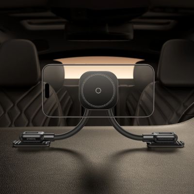 6. Baseus PrimeTrip C03s Magnetic Holder Compatible with MagSafe for Dashboard, Adhesive - Black