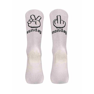 NORTHWAVE Sunday Monday Sock white cycling socks