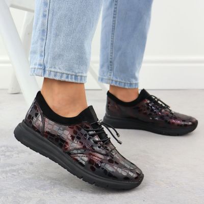 4. Filippo W DP7117 PAW646B patent leather shoes