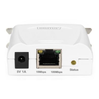 7. Print server 1x parallel port (Central 36) / RJ45