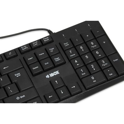 12. IBOX ERIS WIRED KEYBOARD, BLACK