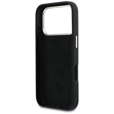 7. Guess FW Resin Logo Case for iPhone 17 Pro - Black