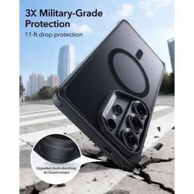 7. ESR Classic Hybrid MagSafe Case for Samsung Galaxy S26 Ultra - Black