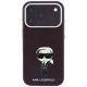 4. Karl Lagerfeld Smooth Ikonik Sketch MagSafe case for iPhone 18 Pro / 17 Pro - burgundy