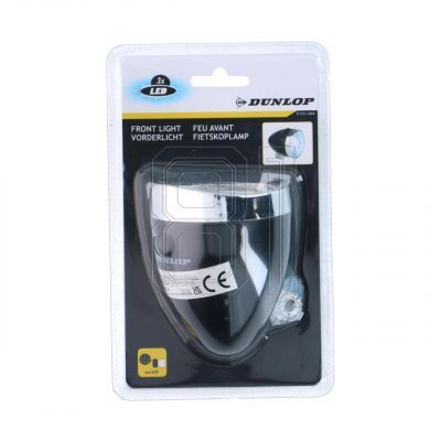 3. Dunlop 3 led front bike light 255354