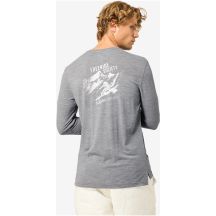 SUPER.NATURAL M FREERIDE SOCIETY LS men's long-sleeve top, grey