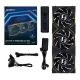 Lian Li UNI FAN TL Wireless LCD Lüfter fan, ARGB, PWM, 3er-Pack incl. Controller - Reverse Blade, 120mm, black