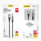 5. Dudao audio cable Lightning - mini jack 3.5mm 1m gray (L11PRO)