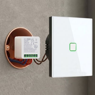 4. GREENBLUE WIFI RELAY IN-WALL, ANDROID/IOS/ALEXA/GOOGLE HOME, 100-240V AC, 50/60HZ, MAX.16A, FOR LED 150W GB739