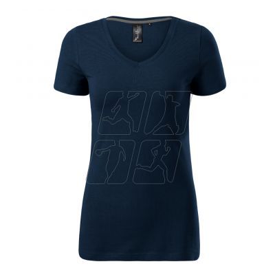 2. Malfini Action V-neck T-shirt W MLI-70102 navy blue