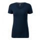 2. Malfini Action V-neck T-shirt W MLI-70102 navy blue