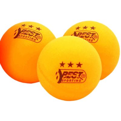 3. BEST SPORTING TOURNAMENT TABLE TENNIS BALLS 3 STARS 6 PCS ORANGE