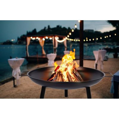 9. GARDEN FIRE PIT 56CM 4 LEGS