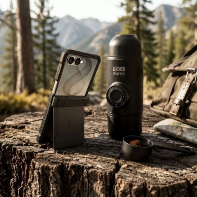 5. Tech-Protect Kevlar Pro Case for Samsung Galaxy Z Flip 8 - black