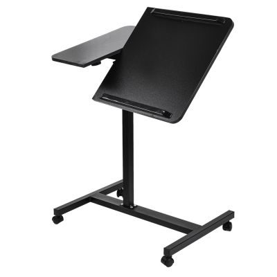 4. MACLEAN MOBILE DESK/LAPTOP STAND, BLACK, HEIGHT ADJUSTMENT 59-89CM, MAX. 30KG MC-121 B