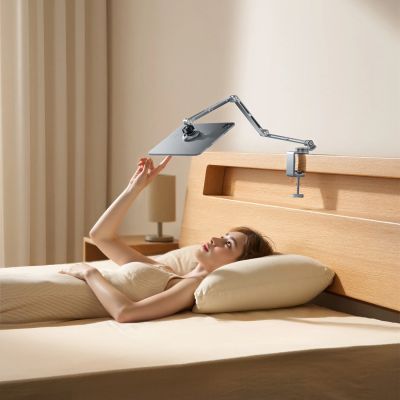 12. Wozinsky WTY0YS1 magnetic holder, 360° rotating, solid, for phone and tablet - gray