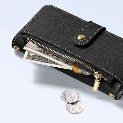 9. Dux Ducis Lawa Leather Case for iPhone 15 Pro - Black