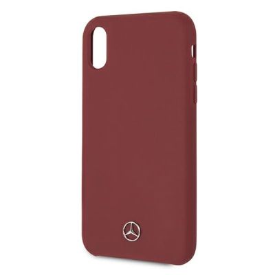 3. Mercedes Silicone Line iPhone Xr Case - Red