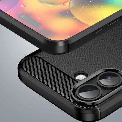 6. Carbon Case for iPhone 17 - Black