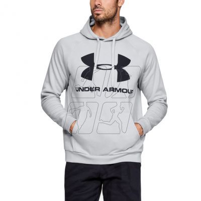 3. Under Armor Rival Fleece Logo Hoodie M 1345628-014