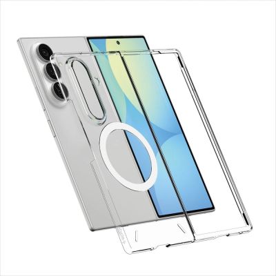 3. Spigen AirSkin MagFit Case for Samsung Galaxy Z Fold 8 Ultra - Clear and White