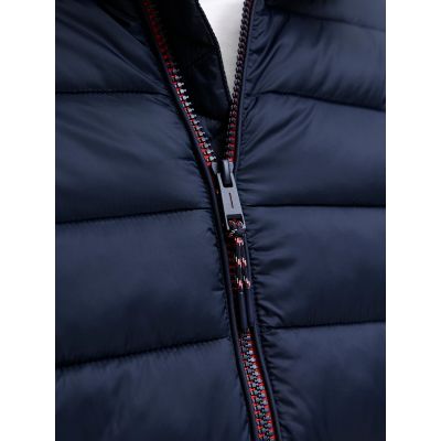 5. Jack&Jones men's down jacket JJEBRADLEY LIGHT PUFFER HOOD NOOS 12280970 SKY CAPTAIN