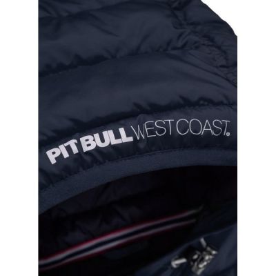 4. Pit Bull West Coast Padded Seacoast Men's Winter Jacket Navy Blue with Hood
