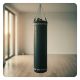17. PREMIUM Punching Bag + Hoop SBRX Black Empty - 150cm | DBX Bushido