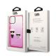 8. Karl Lagerfeld Gradient Ikonik Karl&Choupette Case for iPhone 14 Plus - Pink