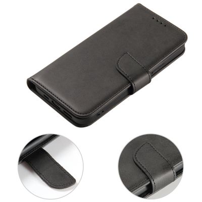 2. Wallet Case with Stand for iPhone 15 Pro Magnet Case - Black