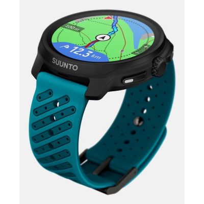 2. Suunto Race 2 Wave Blue 3.81 cm (1.5") AMOLED 49 mm Digital 466 x 466 px Touchscreen Black GPS