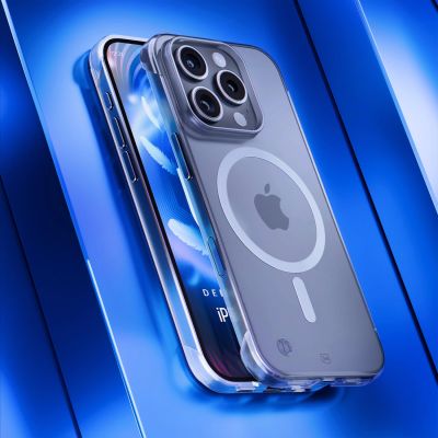 6. 3mk Just20g MagCase for iPhone 16 Pro - transparent