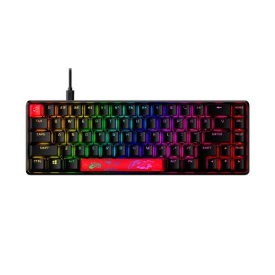 12. HyperX Alloy Origins 65 black / Gaming keyboard / mechanical / HyperX Red / US / RGB / USB-C