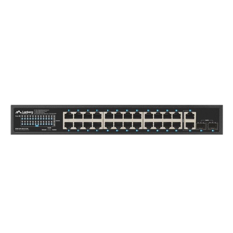 13. Lanberg RSGE-24P-2GE-2S-250 Network Links Unmanaged