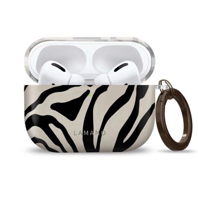2. Tech-Protect Lamano case for AirPods Pro 3 - black and beige