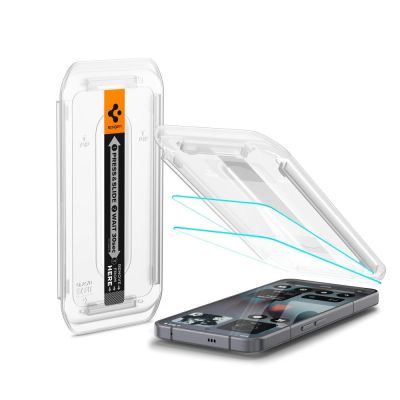 2. Spigen Glas.TR EZ Fit Tempered Glass 2-pack for Nothing Phone 3 - Transparent