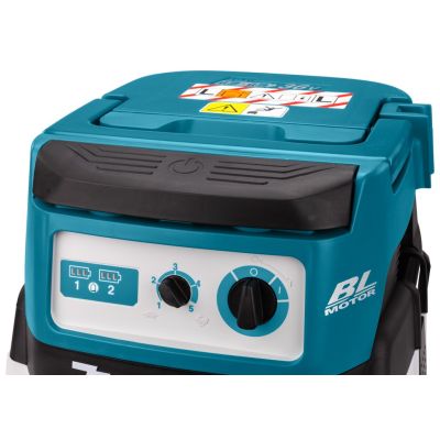 7. Makita Vacuum Cleaner 2x18V DVC155LZX2 15L LXT
