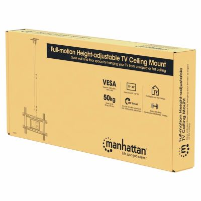 11. Manhattan 462051 TV Mount 2.03 m (80") Black